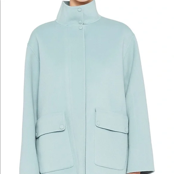 Theory Double Face Wool And Cashmere Utility Coat